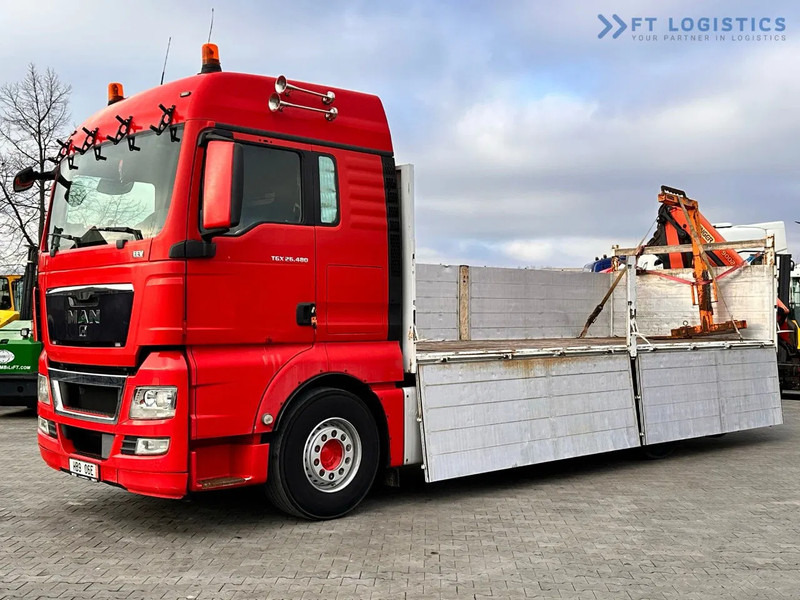 MAN TGX 26.480 Ciężarówka burtowa MAN TGX 26.480 6X2 / PALFINGER PK9002-EH B Crane / 80% Michelin Tire Dodać do ulubionych - Crane truck: picture 2 MAN TGX 26.480 Ciężarówka burtowa MAN TGX 26.480 6X2 / PALFINGER PK9002-EH B Crane / 80% Michelin Tire Dodać do ulubionych - Crane truck: picture 2