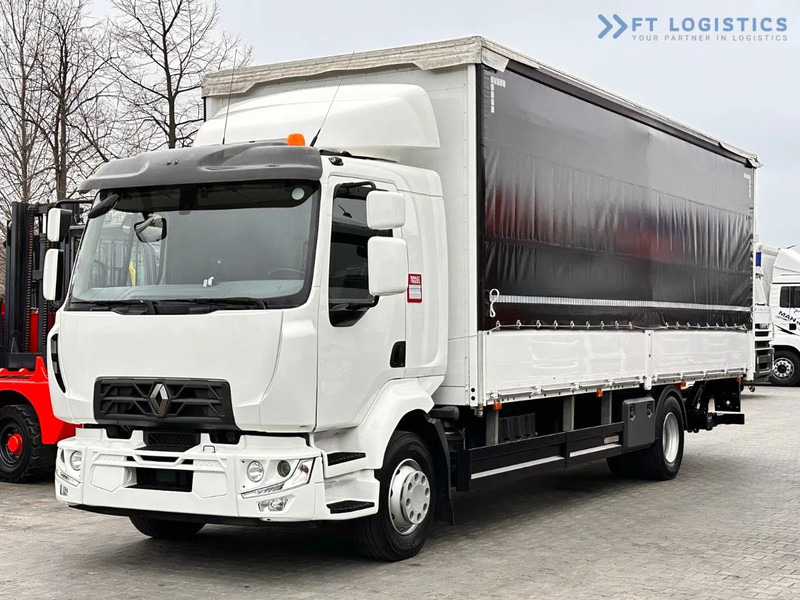 Renault Midlum 250 Renault D 250 / AUTOMATIC / 4X2 / 18 PALLETS / TAIL LIFT / SIDE BOARDS / curtainsider truck - Curtainsider truck: picture 2 Renault Midlum 250 Renault D 250 / AUTOMATIC / 4X2 / 18 PALLETS / TAIL LIFT / SIDE BOARDS / curtainsider truck - Curtainsider truck: picture 2