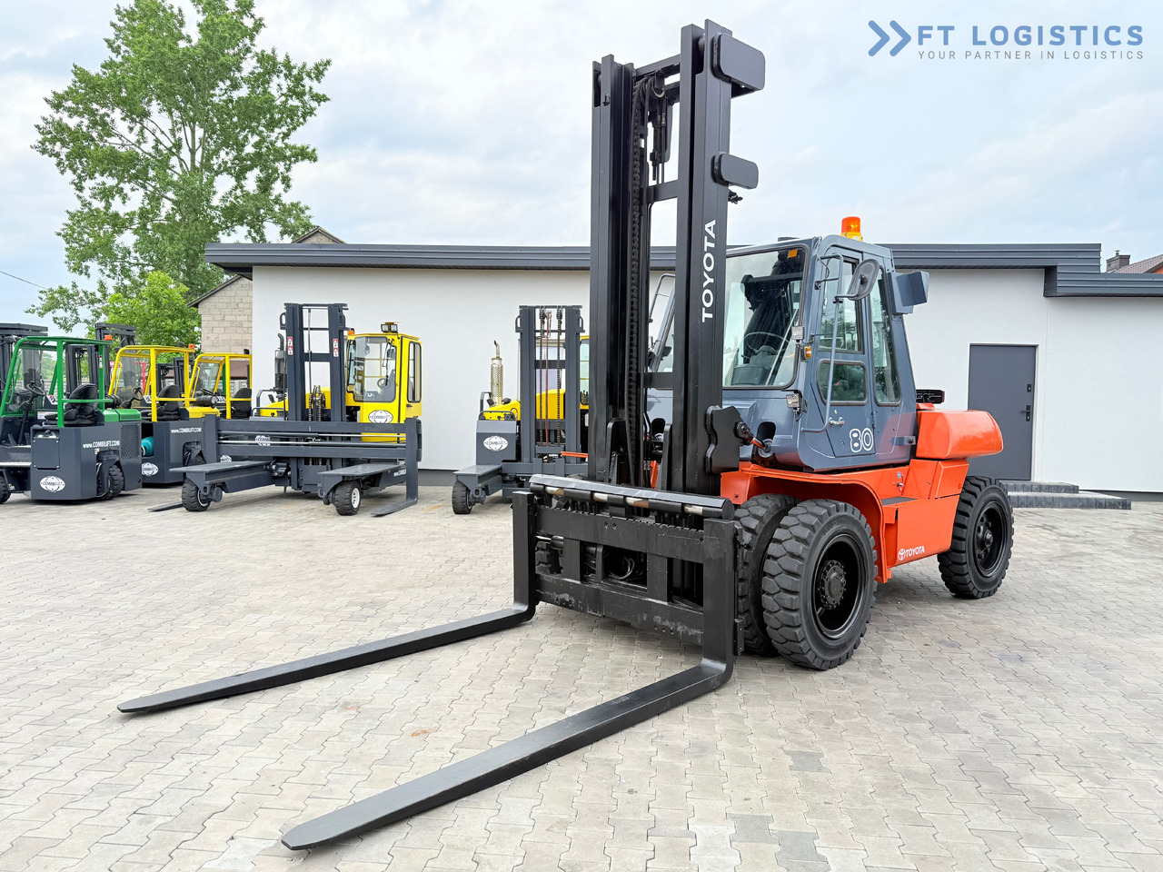 TOYOTA 60-5FD80 / DIESEL / DUPLEX - 4500MM / NEW TYRES / HEATED CABIN / 8 TON / UDT / EXCELLENT CONDITION - Diesel forklift: picture 2 TOYOTA 60-5FD80 / DIESEL / DUPLEX - 4500MM / NEW TYRES / HEATED CABIN / 8 TON / UDT / EXCELLENT CONDITION - Diesel forklift: picture 2
