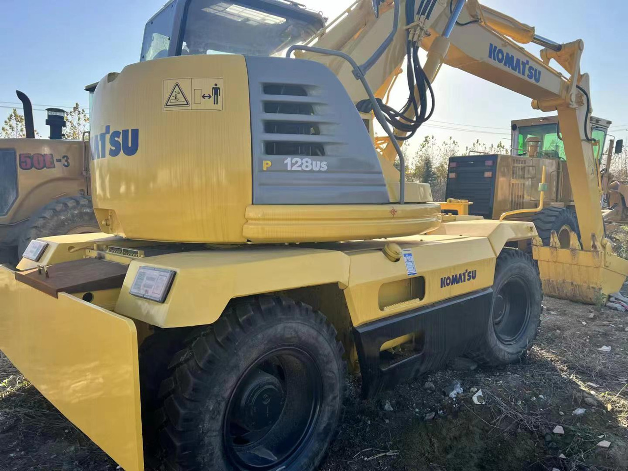 KOMATSU PC128US - Wheel excavator: picture 2 KOMATSU PC128US - Wheel excavator: picture 2