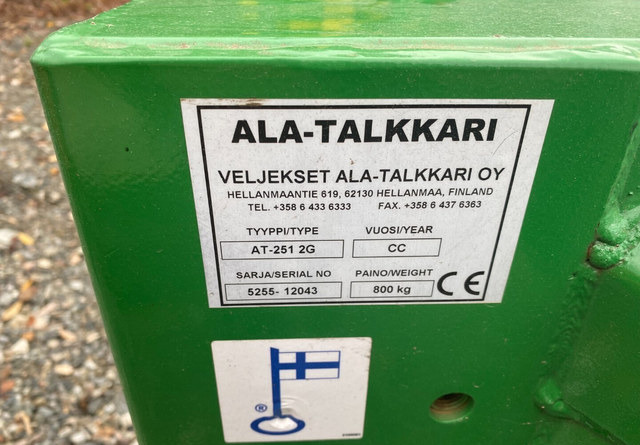 Snow blower Ala-TalkkariAT-251 2g: picture 6