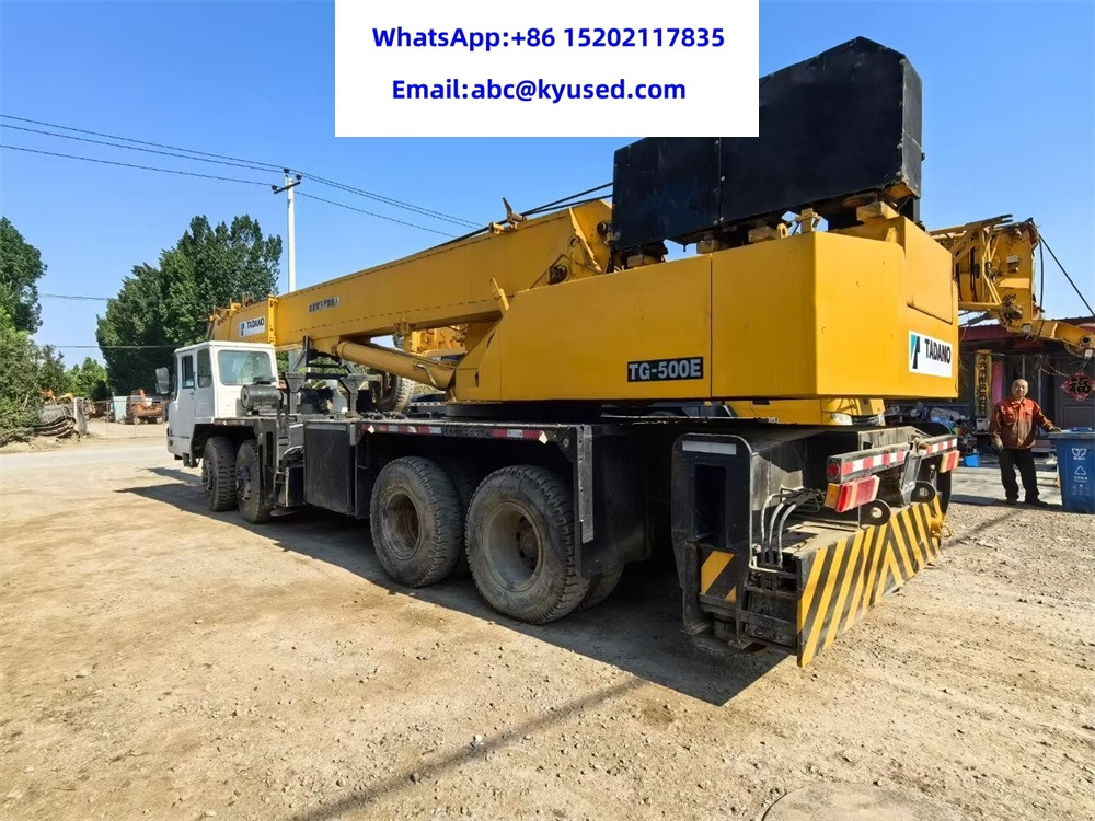 TADANO TG500E TG700E GT500E TG1000 50TON 70TON 100TON - Mobile crane: picture 4 TADANO TG500E TG700E GT500E TG1000 50TON 70TON 100TON - Mobile crane: picture 4