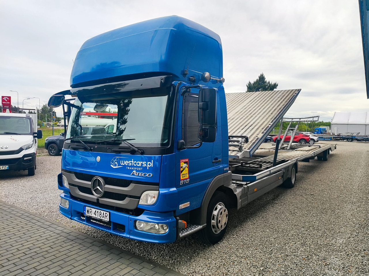 Autotransporter truck MERCEDES-BENZ ATEGO: picture 1