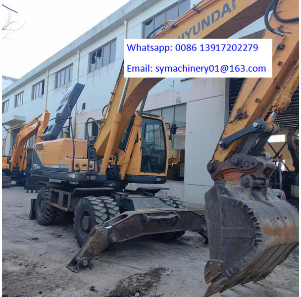 Wheel excavator Hyundai R210W: picture 7