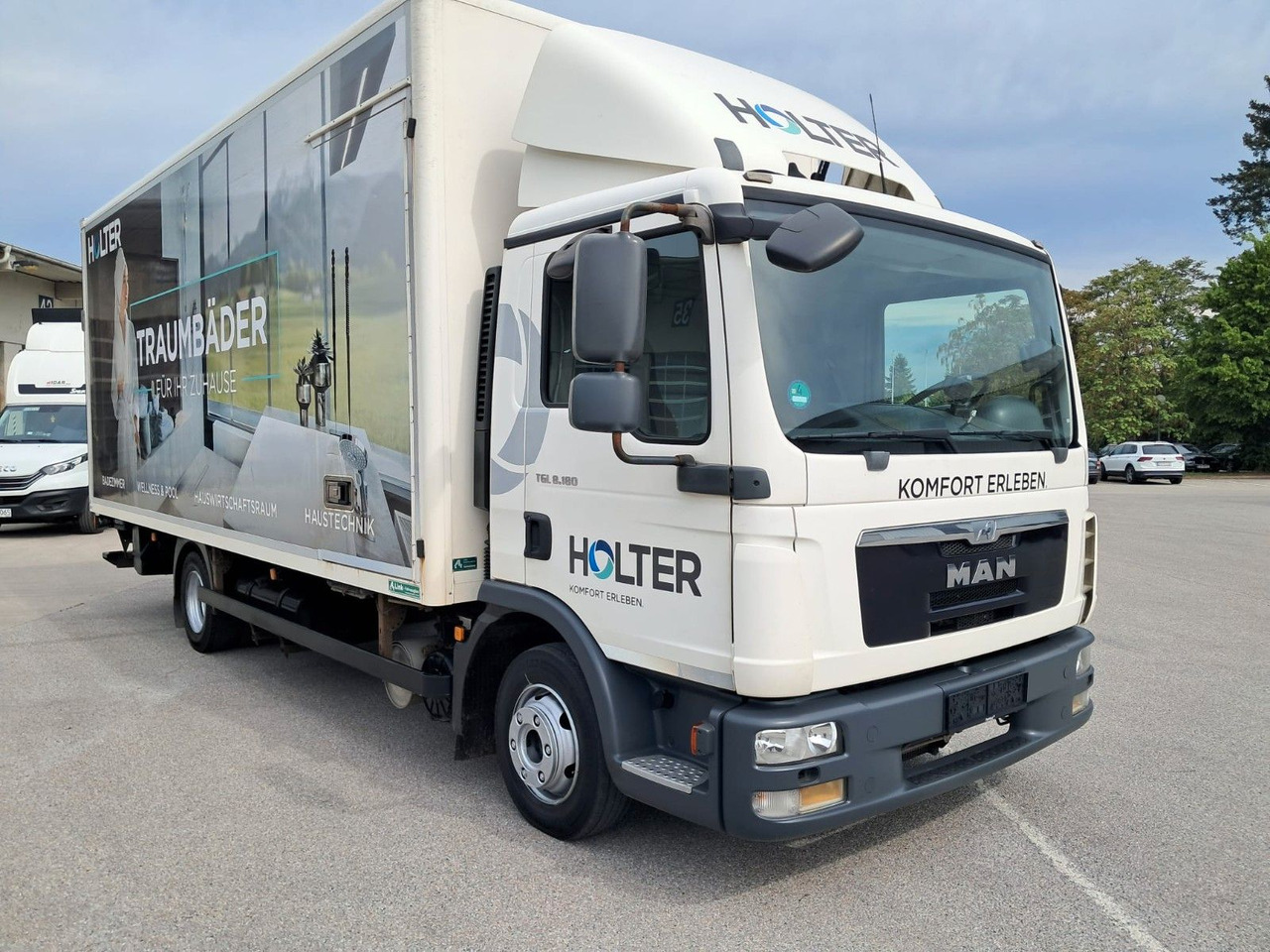 MAN TGL 8.180 Koffer mit LBW | Klima | Diff. | Tempo - Box truck: picture 2 MAN TGL 8.180 Koffer mit LBW | Klima | Diff. | Tempo - Box truck: picture 2