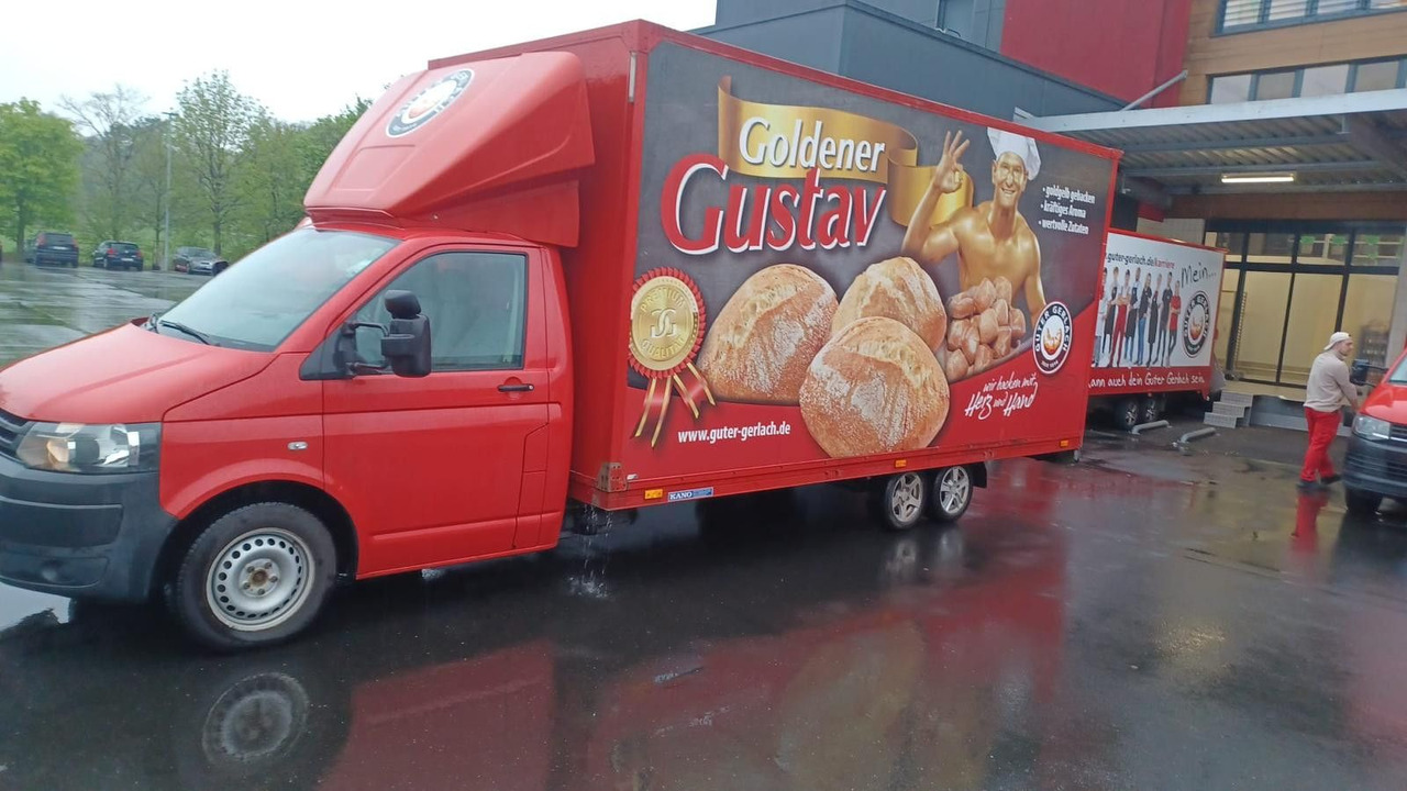 Volkswagen T5 2.0tdi mit Rampe 3ACHSER Tandemachse - Box van: picture 1 Volkswagen T5 2.0tdi mit Rampe 3ACHSER Tandemachse - Box van: picture 1