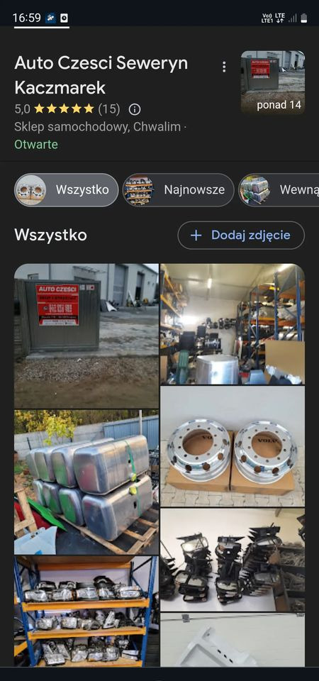 MOCOWANIE WSPORNIK VOLVO FH4 FH5 ORYGINAŁ 21964648 CHWALIM116 - Body and exterior for Truck: picture 5 MOCOWANIE WSPORNIK VOLVO FH4 FH5 ORYGINAŁ 21964648 CHWALIM116 - Body and exterior for Truck: picture 5