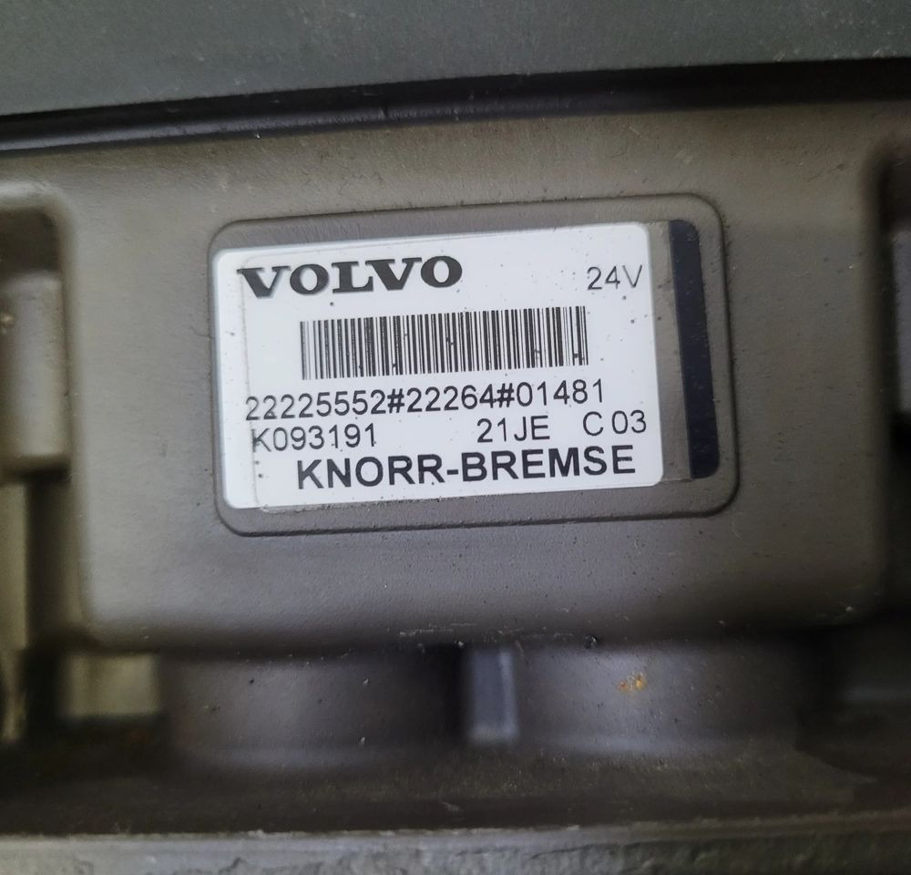 MODULATOR VOLVO KNORR K093191 22225552 CHWALIM116 - Brake parts for Truck: picture 3 MODULATOR VOLVO KNORR K093191 22225552 CHWALIM116 - Brake parts for Truck: picture 3