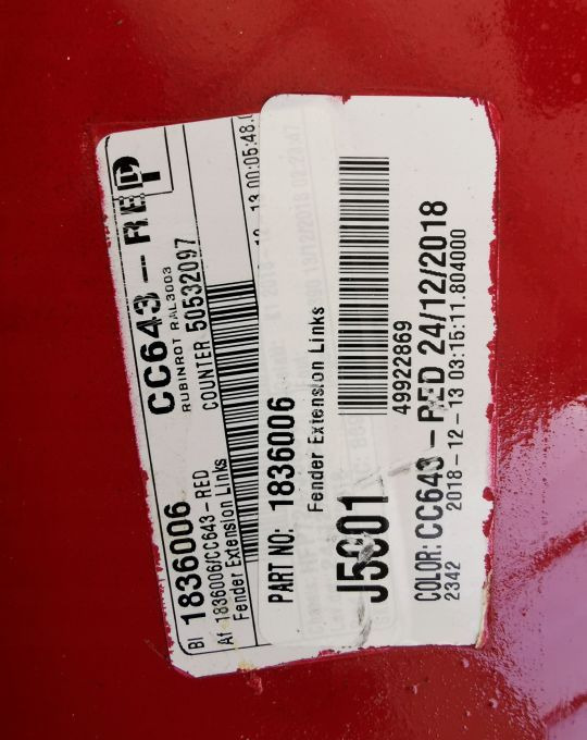 SPOJLER ZAKOŃCZENIE DAF XF 106 LH. - Aerodynamics/ Spoiler for Truck: picture 2 SPOJLER ZAKOŃCZENIE DAF XF 106 LH. - Aerodynamics/ Spoiler for Truck: picture 2