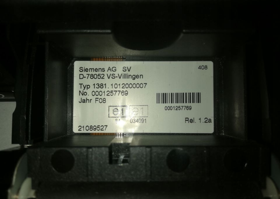 TACHOGRAF VOLVO FH 21089527 1.2a - Tachograph for Truck: picture 3 TACHOGRAF VOLVO FH 21089527 1.2a - Tachograph for Truck: picture 3
