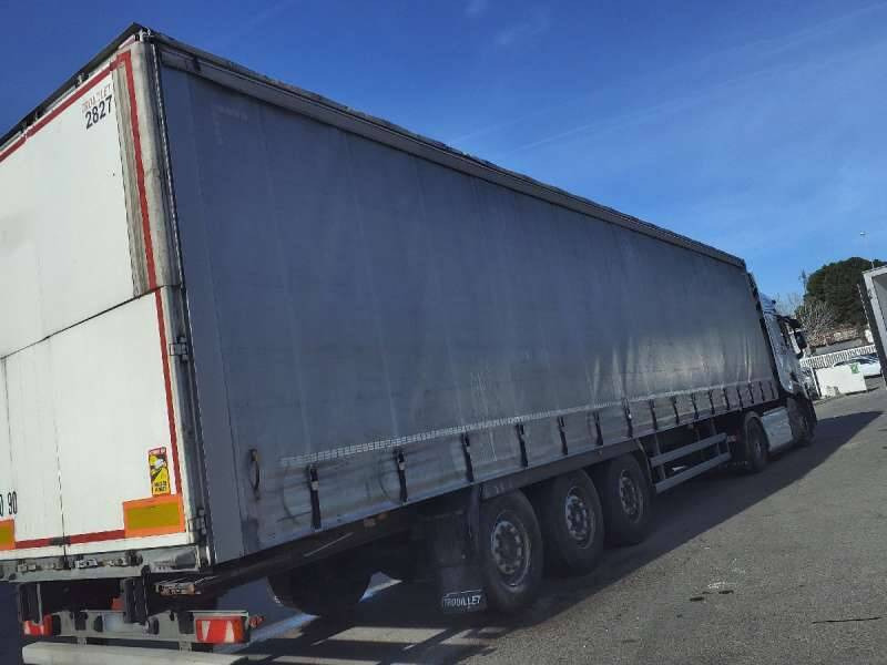 Semi-remorque 3 Essieux 38 TONNES 2 PORTES AR REHAUSSABLE - Curtainsider semi-trailer: picture 1 Semi-remorque 3 Essieux 38 TONNES 2 PORTES AR REHAUSSABLE - Curtainsider semi-trailer: picture 1