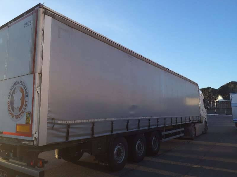Semi-remorque 3 Essieux 38 TONNES 2 PORTES AR REHAUSSABLE - Curtainsider semi-trailer: picture 1 Semi-remorque 3 Essieux 38 TONNES 2 PORTES AR REHAUSSABLE - Curtainsider semi-trailer: picture 1