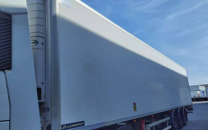 Semi-remorque 3 Essieux FRIGO 38 TONNES CAISSE LAMBERET GROUPE CARRIER VECTOR 1550 - Refrigerator semi-trailer: picture 3 Semi-remorque 3 Essieux FRIGO 38 TONNES CAISSE LAMBERET GROUPE CARRIER VECTOR 1550 - Refrigerator semi-trailer: picture 3
