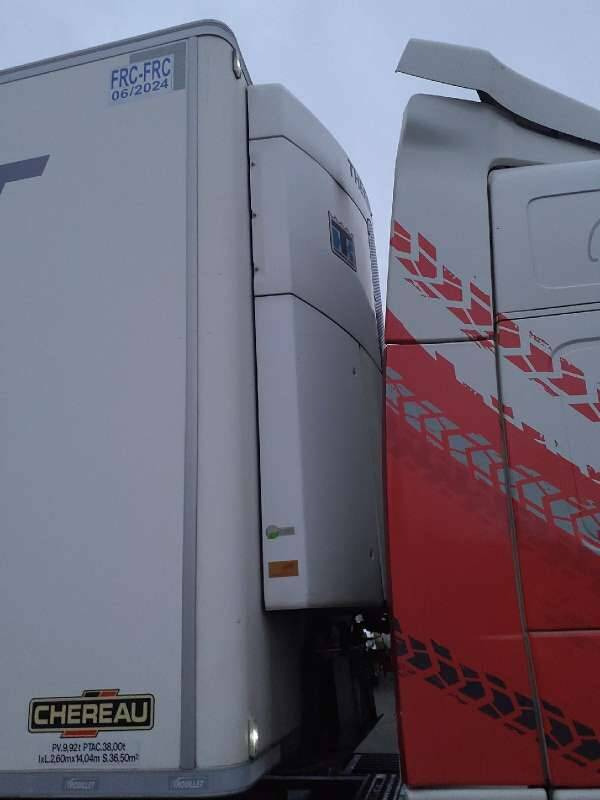 Semi-remorque 3 Essieux FRIGO 38 TONNES HAYON CAISSE CHEREAU GROUPE THERMOKING SLXI SPECTRUM - Refrigerator semi-trailer: picture 4 Semi-remorque 3 Essieux FRIGO 38 TONNES HAYON CAISSE CHEREAU GROUPE THERMOKING SLXI SPECTRUM - Refrigerator semi-trailer: picture 4