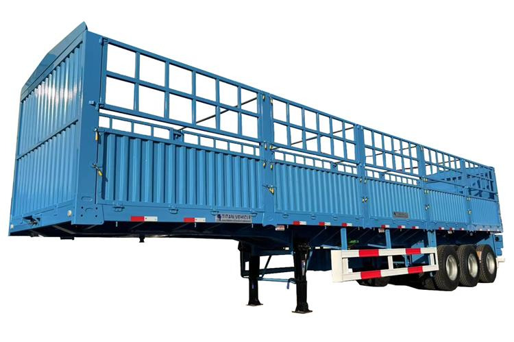 TITAN 3 Axle 60 Ton Cargo Semi Trailer for Sale In Sudan - Livestock semi-trailer: picture 5 TITAN 3 Axle 60 Ton Cargo Semi Trailer for Sale In Sudan - Livestock semi-trailer: picture 5