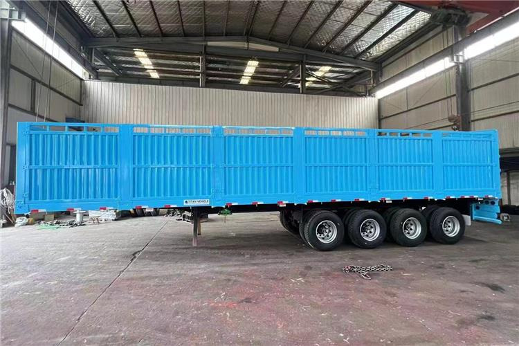 TITAN 4 Axle Fence Semi Truck Trailer for Sale price In Rwanda - Livestock semi-trailer: picture 3 TITAN 4 Axle Fence Semi Truck Trailer for Sale price In Rwanda - Livestock semi-trailer: picture 3