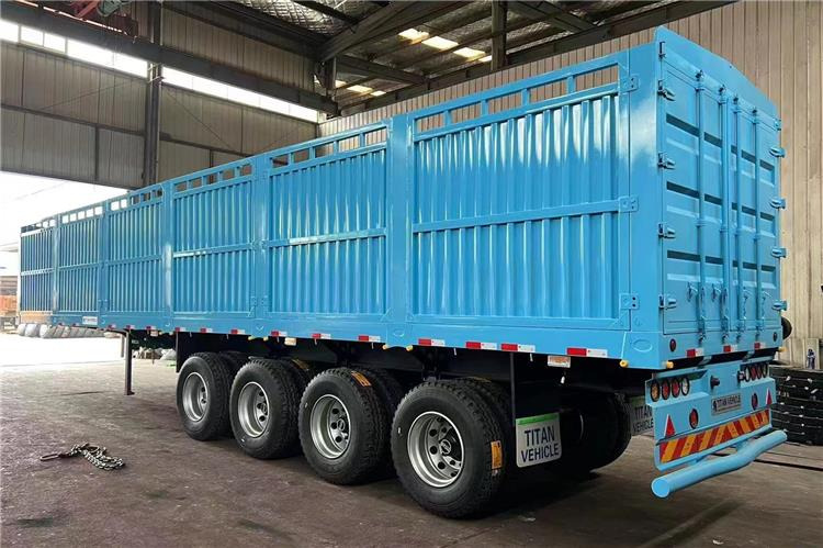 TITAN 4 Axle Fence Semi Truck Trailer for Sale price In Rwanda - Livestock semi-trailer: picture 1 TITAN 4 Axle Fence Semi Truck Trailer for Sale price In Rwanda - Livestock semi-trailer: picture 1