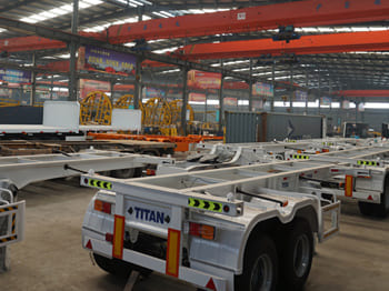 TITAN Shipping Container Trailer for Sale in Ghana - Chassis semi-trailer: picture 3 TITAN Shipping Container Trailer for Sale in Ghana - Chassis semi-trailer: picture 3