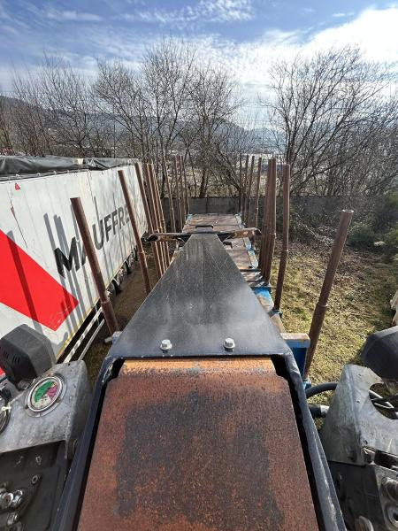 Timber semi-trailer Diebolt grue avec grappin rotatif: picture 14