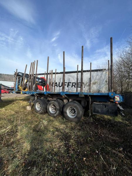 Timber semi-trailer Diebolt grue avec grappin rotatif: picture 6