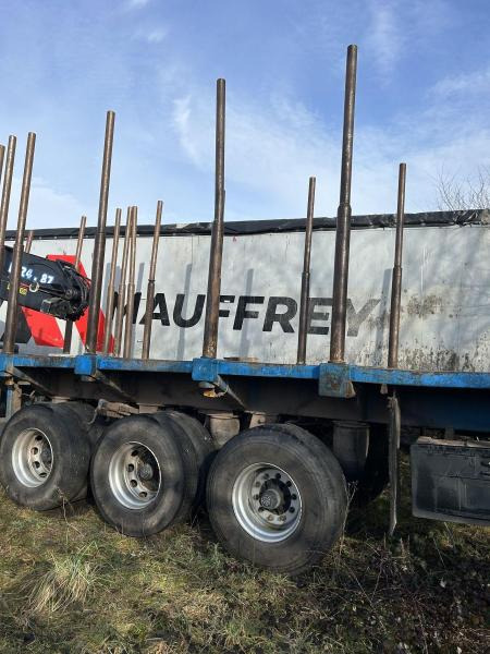 Timber semi-trailer Diebolt grue avec grappin rotatif: picture 7
