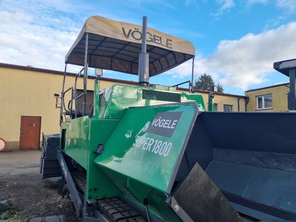 Vögele super 1800 - Asphalt paver: picture 1 Vögele super 1800 - Asphalt paver: picture 1