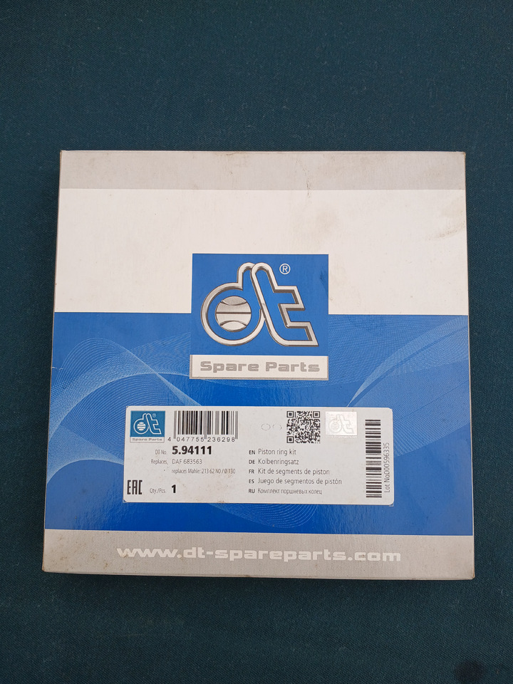 DT Piston rings 594111 for Daf - Piston/ Ring/ Bushing: picture 1 DT Piston rings 594111 for Daf - Piston/ Ring/ Bushing: picture 1