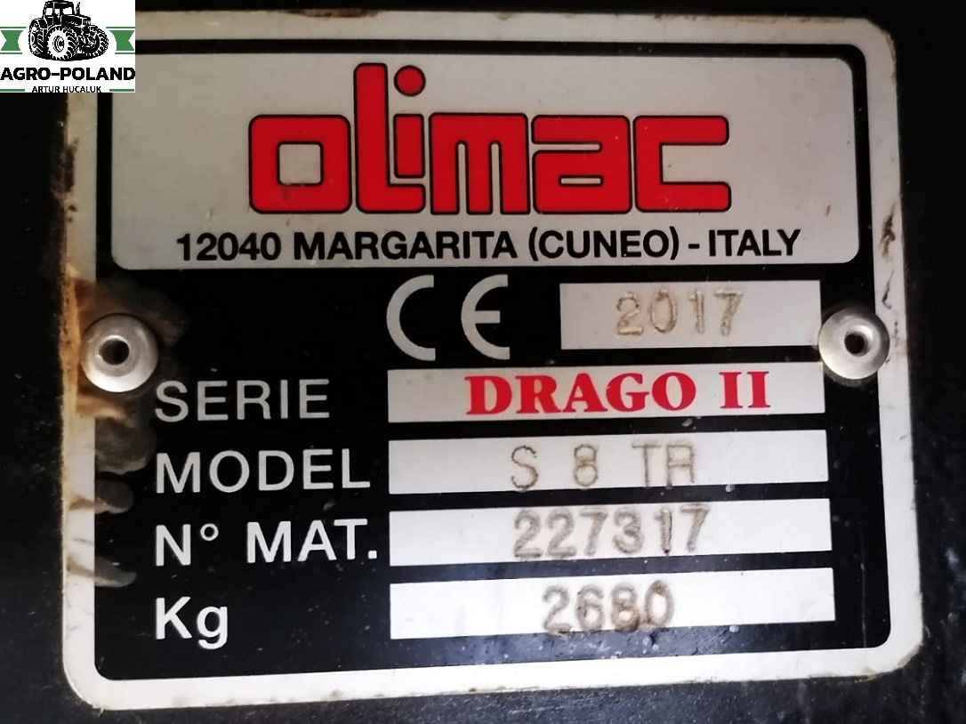 Corn header OLIMAC DRAGO 2 - S 8 TR - 8X70 - 2017 ROK: picture 8 Corn header OLIMAC DRAGO 2 - S 8 TR - 8X70 - 2017 ROK: picture 8