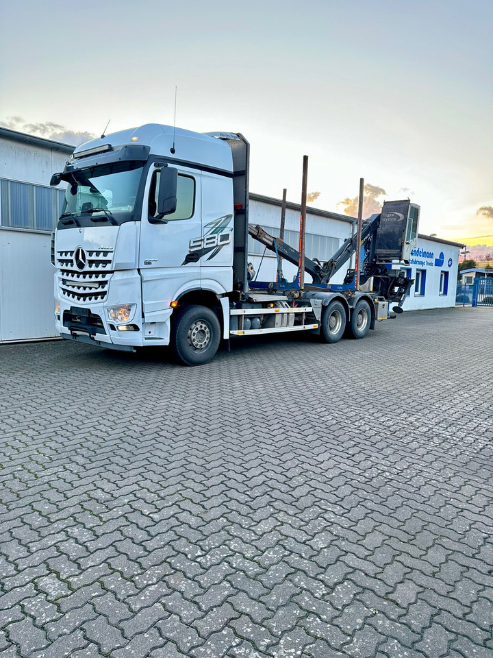 Mercedes Arocs 3358 L 6x4 Radstand 4500 Arocs 3358 L 6x4 Blatt-Luft Gefedert - Timber truck: picture 4 Mercedes Arocs 3358 L 6x4 Radstand 4500 Arocs 3358 L 6x4 Blatt-Luft Gefedert - Timber truck: picture 4