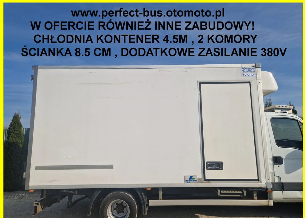 Chłodnia Mroźnia kontener 4.5m , 2 komory, dodatkowe zasilanie, boczne drzwi - Refrigerator swap body: picture 1 Chłodnia Mroźnia kontener 4.5m , 2 komory, dodatkowe zasilanie, boczne drzwi - Refrigerator swap body: picture 1