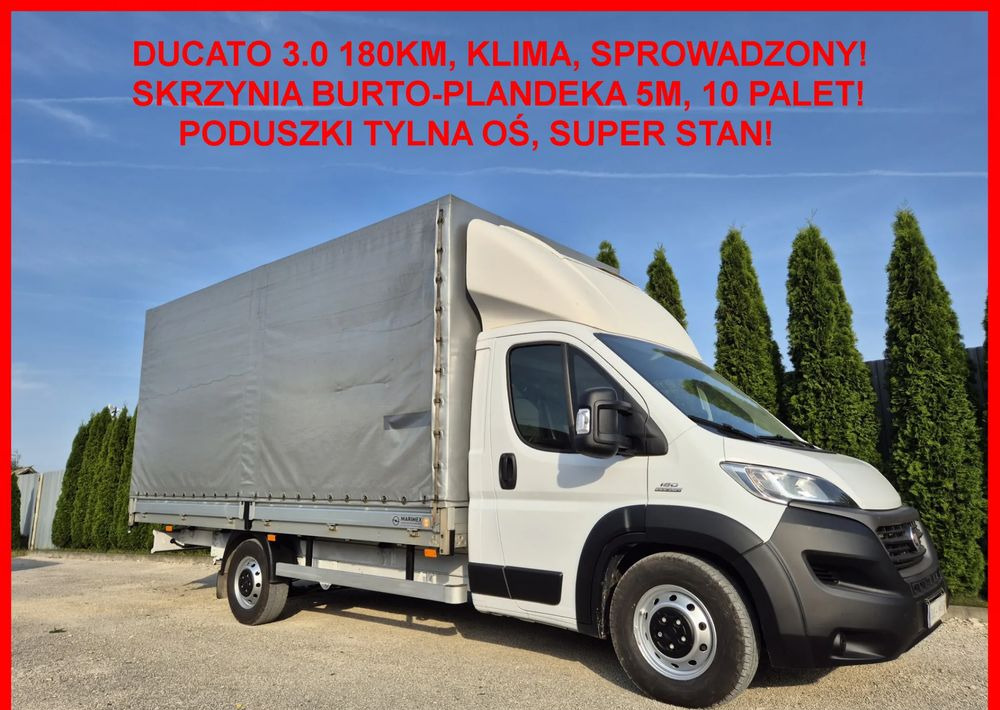 Fiat Ducato 3.0 180KM Maxi - Curtain side van: picture 1 Fiat Ducato 3.0 180KM Maxi - Curtain side van: picture 1