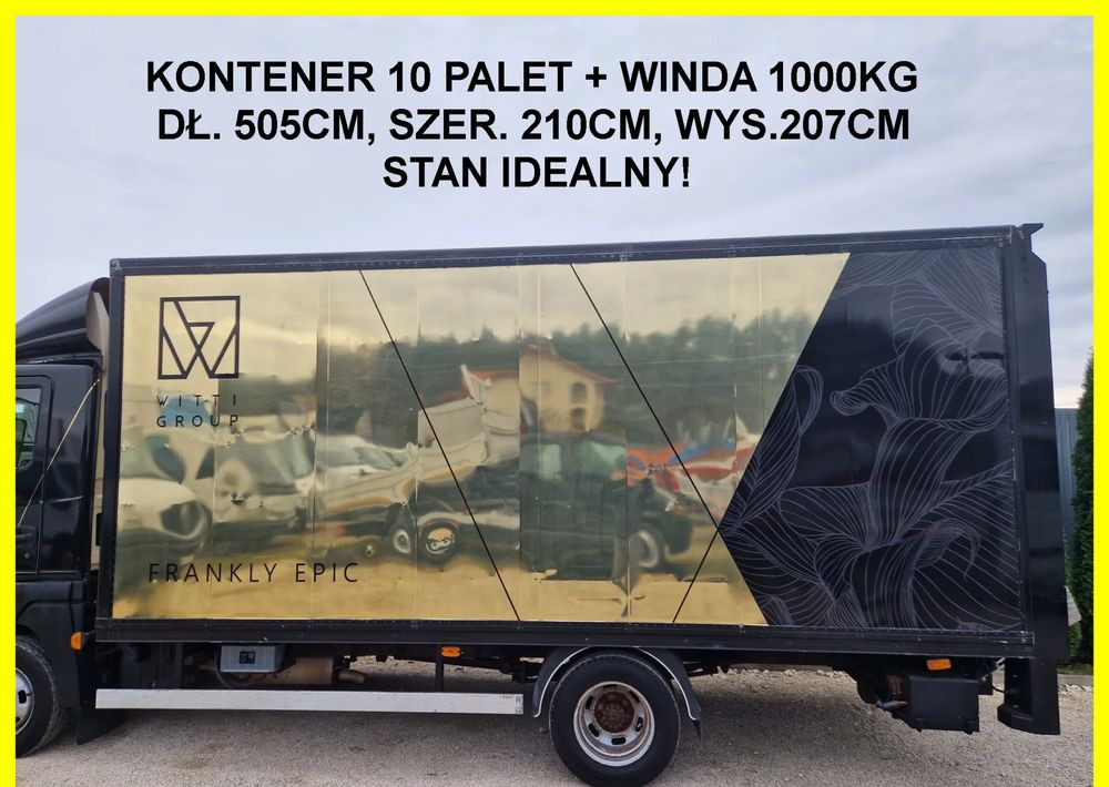 Kontener 10 palet winda 1000kg , Iveco Atleon Atego mascott ,stan idealny! - Swap body - box: picture 1 Kontener 10 palet winda 1000kg , Iveco Atleon Atego mascott ,stan idealny! - Swap body - box: picture 1