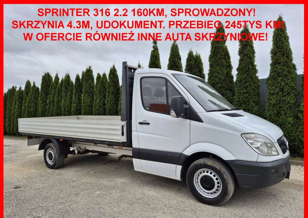 Mercedes-Benz 316CDI 2.2 160KM - Flatbed van: picture 1 Mercedes-Benz 316CDI 2.2 160KM - Flatbed van: picture 1