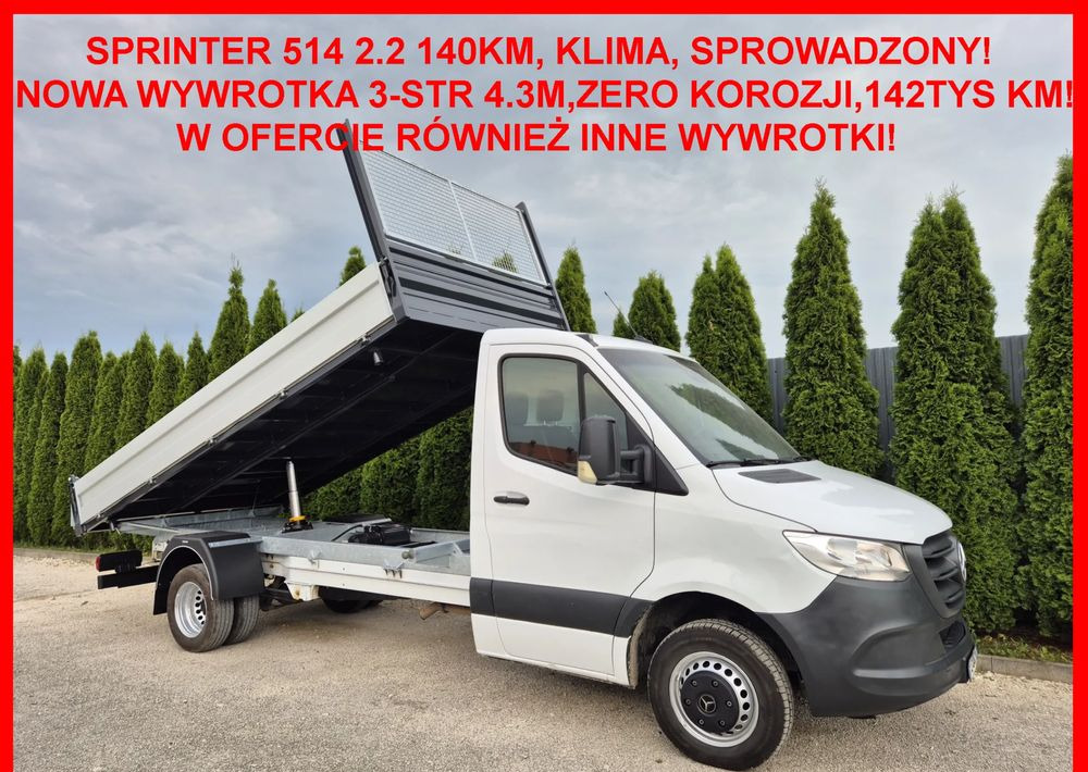 Mercedes-Benz Sprinter 514CDI 140KM - Tipper van: picture 1 Mercedes-Benz Sprinter 514CDI 140KM - Tipper van: picture 1
