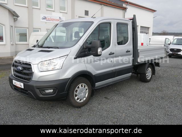 Ford Transit FT350 L2 VA DoKa 7-Sitze Pritsche Klima - Flatbed van: picture 1 Ford Transit FT350 L2 VA DoKa 7-Sitze Pritsche Klima - Flatbed van: picture 1