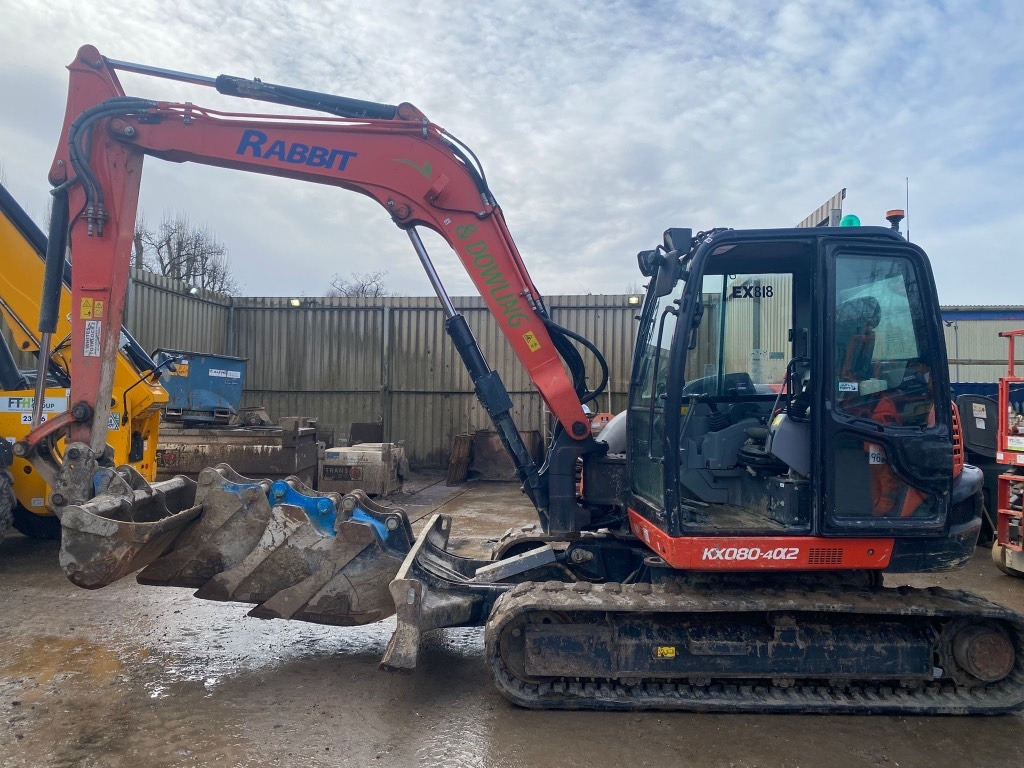 Kubota KX 080-4 - Mini excavator: picture 1 Kubota KX 080-4 - Mini excavator: picture 1