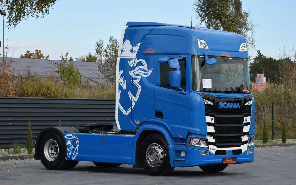 Scania Scania R500 / FULL ADR FL/AT / FULL AIRMATIC / HYDRAULIKA / RETARDER / KLIMATYZACJA POSTOJOWA / ACC / KLIMA / FULL LEDY / FULL SPOILERY / NOWE OPONY / FULL OPCJA / WERSJA PREMIUM / SERWISOWANA - Tractor unit: picture 3 Scania Scania R500 / FULL ADR FL/AT / FULL AIRMATIC / HYDRAULIKA / RETARDER / KLIMATYZACJA POSTOJOWA / ACC / KLIMA / FULL LEDY / FULL SPOILERY / NOWE OPONY / FULL OPCJA / WERSJA PREMIUM / SERWISOWANA - Tractor unit: picture 3