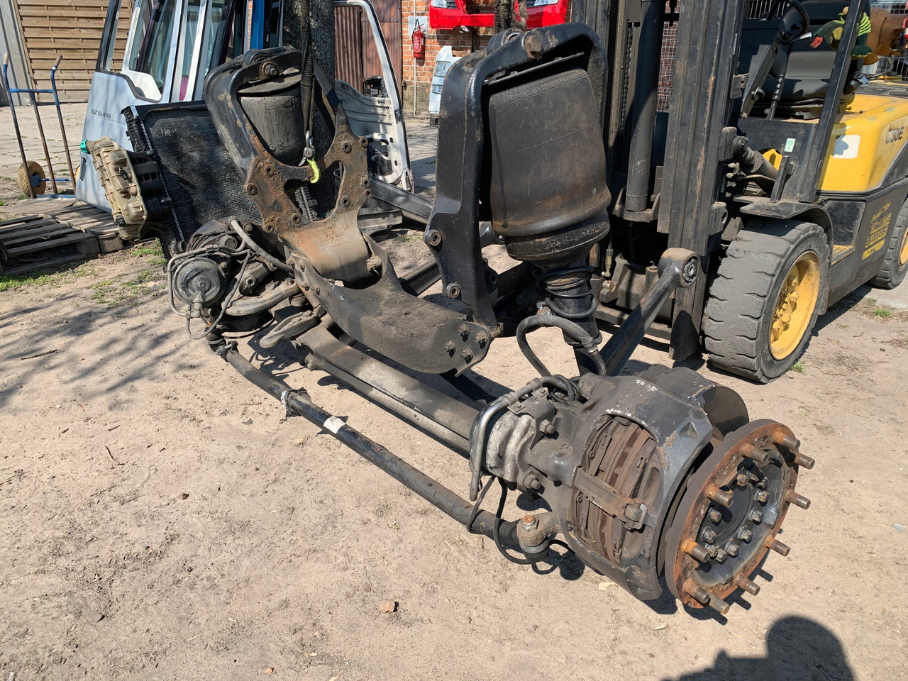 PRZEDNIA OŚ MAN TGX TGS TGA LOWDECK LOW DECK KMPL - Front axle for Truck: picture 5 PRZEDNIA OŚ MAN TGX TGS TGA LOWDECK LOW DECK KMPL - Front axle for Truck: picture 5