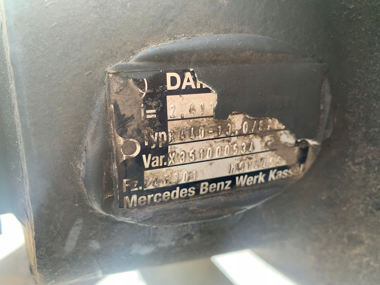 TYLNI MOST DYFER MERCEDES ACTROS MP4 R440 2,227 - Front axle for Truck: picture 3 TYLNI MOST DYFER MERCEDES ACTROS MP4 R440 2,227 - Front axle for Truck: picture 3