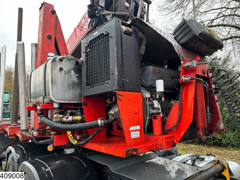 Timber semi-trailer Billaud Chassis Wood transport, Steel suspension, Extendable: picture 14
