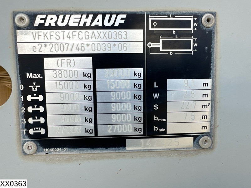 Fruehauf kipper - Tipper semi-trailer: picture 4 Fruehauf kipper - Tipper semi-trailer: picture 4