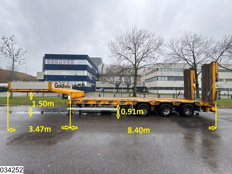 Goldhofer Lowbed 48,000 kg, Steering axle - Low loader semi-trailer: picture 2 Goldhofer Lowbed 48,000 kg, Steering axle - Low loader semi-trailer: picture 2