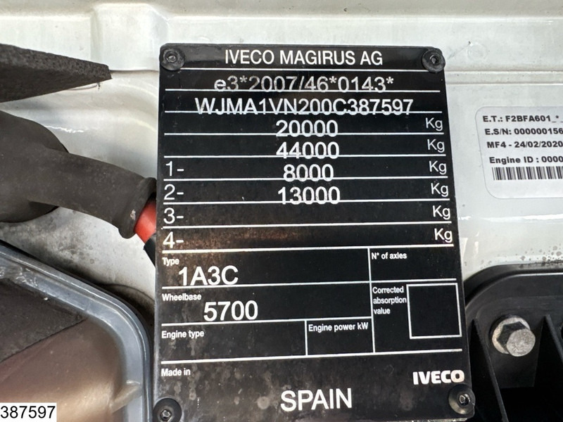 Refrigerator truck Iveco Stralis 330 CNG CNG, EURO 6, Retarder, Manual: picture 16