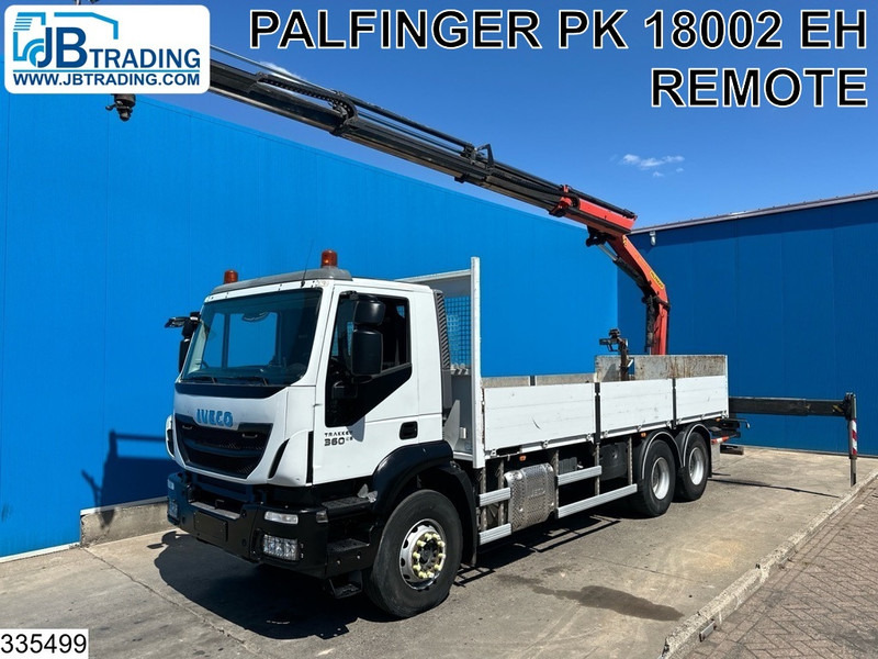 Iveco Trakker 360 6X4, EURO 6, Steel suspension, Palfinger - Dropside/ Flatbed truck, Crane truck: picture 1 Iveco Trakker 360 6X4, EURO 6, Steel suspension, Palfinger - Dropside/ Flatbed truck, Crane truck: picture 1