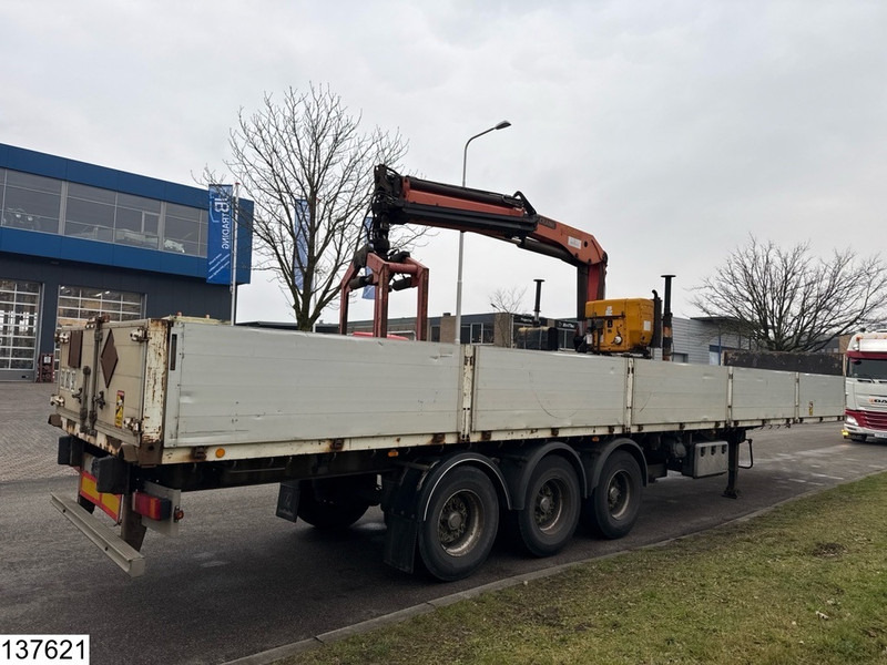 Lecitrailer open laadbak Palfinger PK15500, Remote - Dropside/ Flatbed semi-trailer: picture 3 Lecitrailer open laadbak Palfinger PK15500, Remote - Dropside/ Flatbed semi-trailer: picture 3