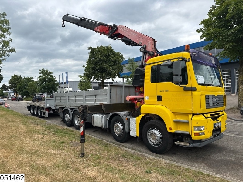 MAN TGA 35 400 8x2, Handgeschakeld, Fassi, Remote, Combi - Dropside/ Flatbed truck, Crane truck: picture 2 MAN TGA 35 400 8x2, Handgeschakeld, Fassi, Remote, Combi - Dropside/ Flatbed truck, Crane truck: picture 2