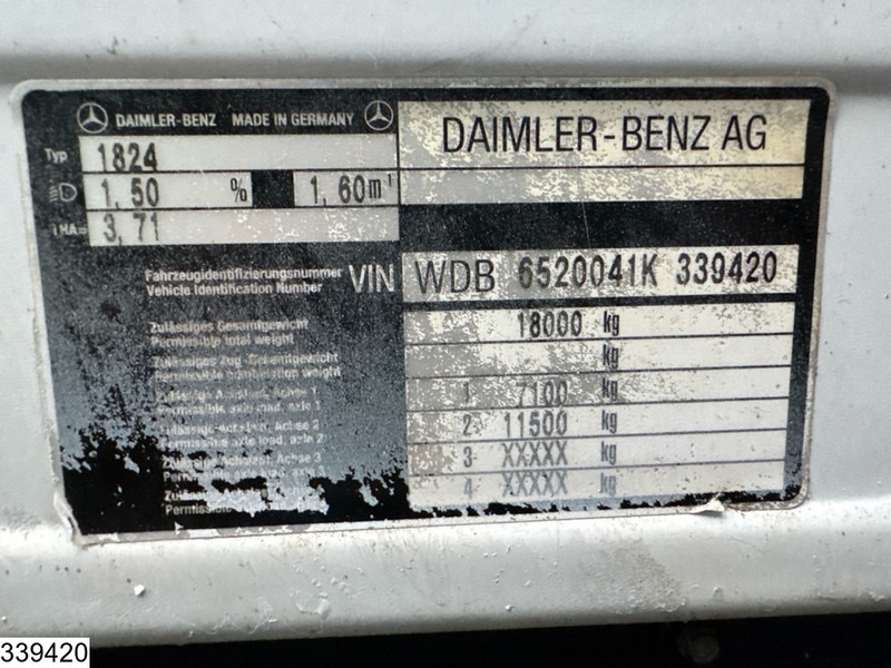 Tank truck Mercedes-Benz 1824 13018 litres, LPG GPL, Gas tank, Leaf suspension: picture 7