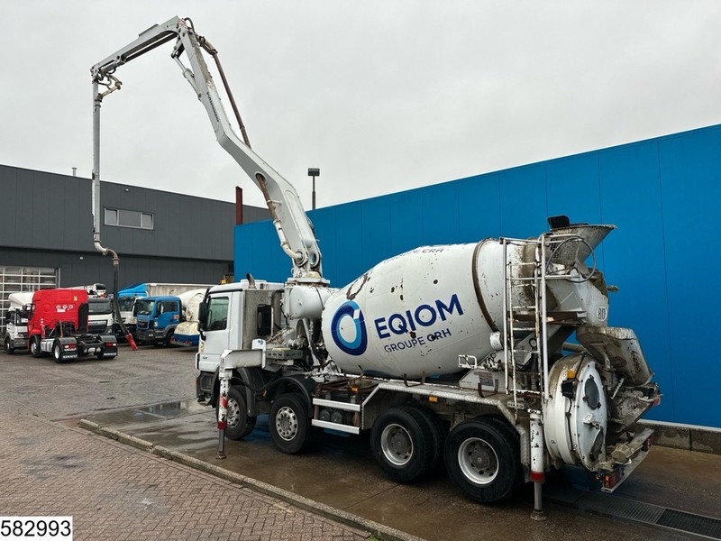 Mercedes-Benz Actros 3241 8x4, EURO 5, Liebherr mixer 9m3, Remote - Concrete pump truck: picture 2 Mercedes-Benz Actros 3241 8x4, EURO 5, Liebherr mixer 9m3, Remote - Concrete pump truck: picture 2