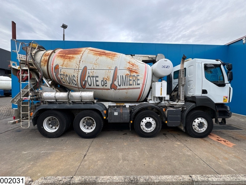 Concrete mixer truck Renault Kerax 410 Dxi 8x4, EURO 4, 9m3, Steel suspension, Remote: picture 16 Concrete mixer truck Renault Kerax 410 Dxi 8x4, EURO 4, 9m3, Steel suspension, Remote: picture 16