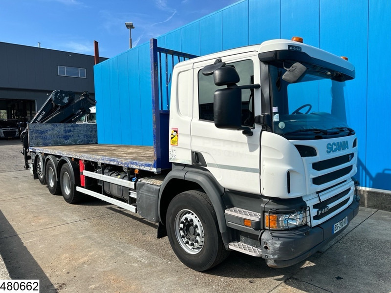 Scania P 410 8x4, EURO 6, HIAB, Remote, Steeringaxle - Dropside/ Flatbed truck, Crane truck: picture 4 Scania P 410 8x4, EURO 6, HIAB, Remote, Steeringaxle - Dropside/ Flatbed truck, Crane truck: picture 4